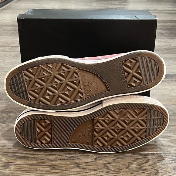 Converse Chuck Taylor High Top Chunky Platform Dark Pink A01367F Shoes - Size 11 - Picture 10 of 13